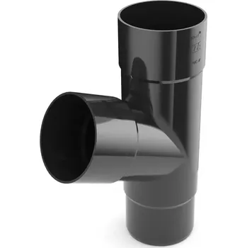 Střecha Svodová odbočka 63/63/63 mm Bryza černá