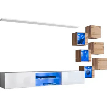 Obývací stěna Obývací Stěna Switch Xxi Bílý/Wotan