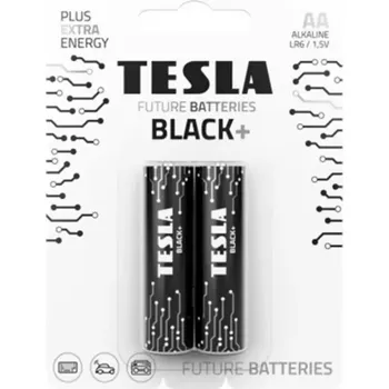 Článková baterie Baterie Tesla AA LR06 Black+ 2 ks