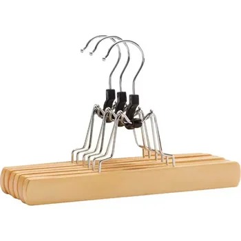 Ramínko na kalhoty, 3 ks, dřevěné