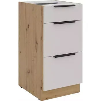 Kuchyňská skříňka Solea cashmere/artisan 40D 3S BB