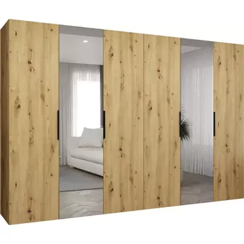 Předsíňová stěna Skříň Marbella II 300 artisan černá