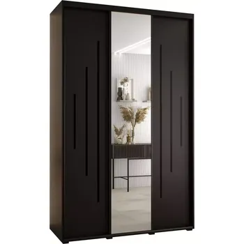 Předsíňová stěna Skříň 45 Canaris 13 180 černá/černá