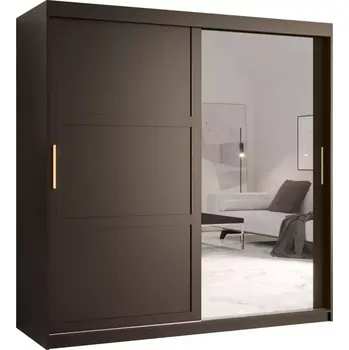 Předsíňová stěna Skříň Amiro 2 180 černý/černý