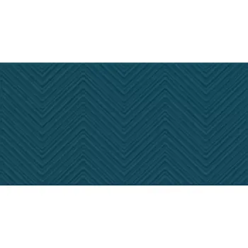 Obklad Dekor Blue Chevron Mat 30/60 Rekt.