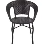 Židle z umělého ratanu Diana hnědá