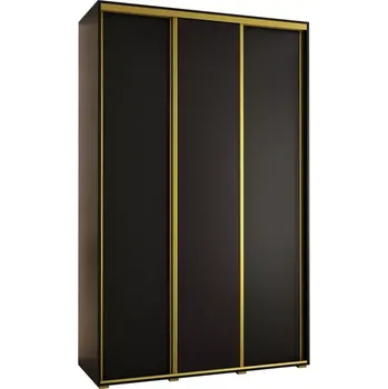Předsíňová stěna Skříň 45 Canaris 1 150 černá/gold