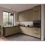 Kuchyňská linka Cremona BL 210x290 cm bez kuchyňské desky