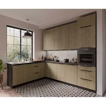 Kuchyňská linka Kuchyňská linka Cremona BL 210x290 cm bez kuchyňské desky