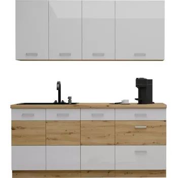 Kuchyňská linka Kuchyňská linka Artisan white 180cm bez pracovní desky