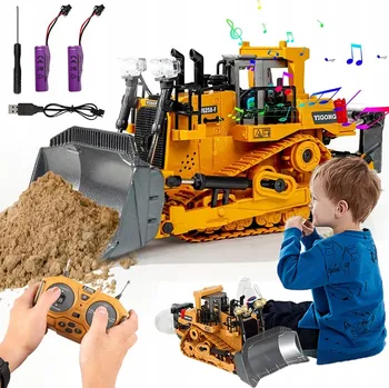 autíčko HRAČKA PRO DĚTI BULDOZER S RADLICÍ BAGR OVLÁDANÝ S OVLADAČEM | VĚK 4+