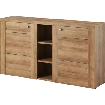 Kancelářská sestava Komoda Larona 2D dub riviera světlý 26