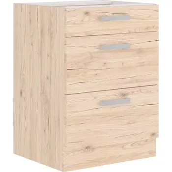 Kuchyňská skříňka Karolina Bordeaux 60D 3S BB