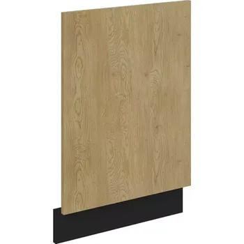 Kuchyňská skříňka Dvířka pro vestavnou myčku Cremona Sokl černá Zm 570x446