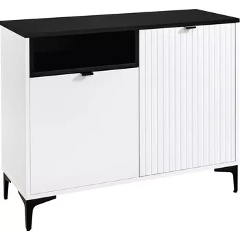 Kancelářská sestava Komoda Fabio 2D deska černá