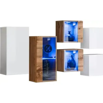 Předsíňová stěna Komoda Switch SB IV bílá/wotan