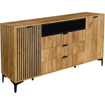 Kancelářská sestava Komoda Margo 2D3S craft zlatá