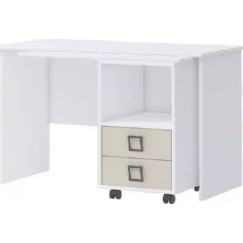 Psací stůl Psací Stůl Kiki RS-BE/KI-01 white/sand