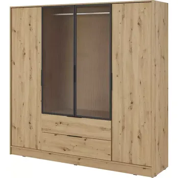 Ložnicová sestava Skříň Kelly 4D RM artisan se Led