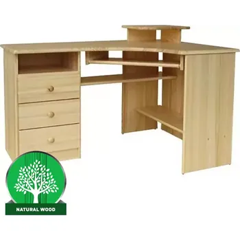 Kancelářská sestava Psací Stůl 130cm Borovice