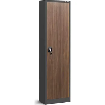 Kancelářská sestava Kancelářská skříň Alex kov antracit/ořech