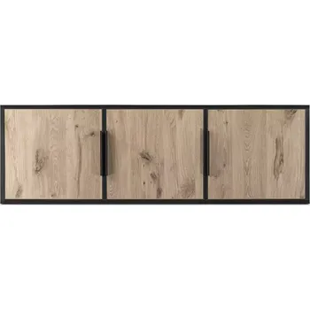 Racková skříň Nástavec Skříň DUARTE D3 cierny/viking dub