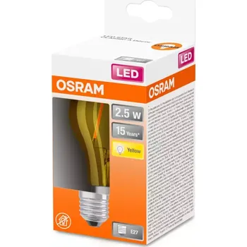 59ZO ŽÁROVKA LED 2W/827 E27 STAR CL A YELLOW AC0213700BK