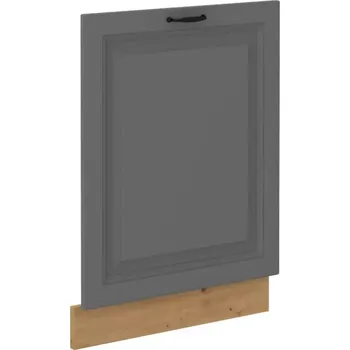 Dvířka na vestavnou myčku kuchyňská skříňka Stilo dustgrey/artisan 713x596