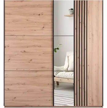 Šatní skříň Skříň Sintra 203 artisan/zrcadlo