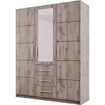 Kancelářská sestava Skříň Bali D3 Wellington/Zrcadlo