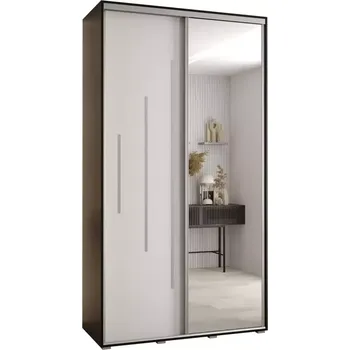 Předsíňová stěna Skříň 45 Canaris 13 130 černá/bílá/silver