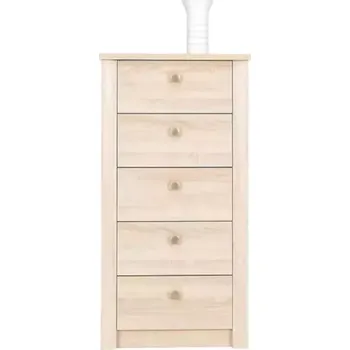 Kancelářská sestava Komoda Finezja 55 cm, se zásuvkami Dub Sonoma