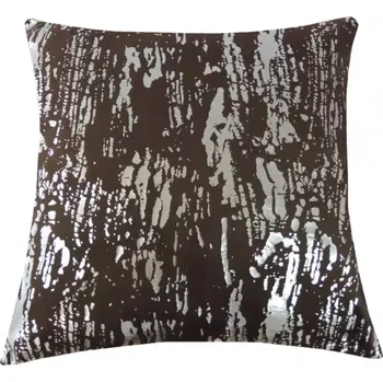 Dekorativní polštářek Dekorační polštář, 45x45 cm, kávovostříbrný