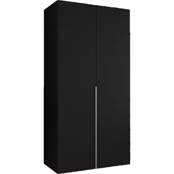 Předsíňová stěna Skříň Alicante I 100 černá/stříbrná