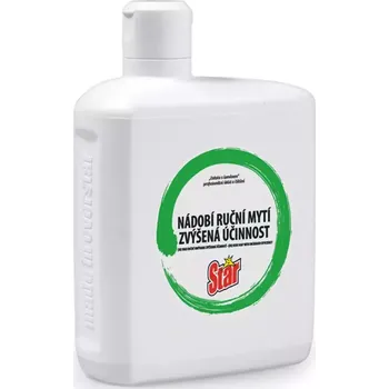 Mycí prostředek Star na nádobí ruční mytí zvýšená účinnost 500 ml