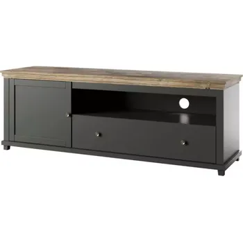 Obývací stěna Tv Stolek Evora 40 Dub Lefkas/Zelená