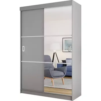 Kancelářská sestava Skříň Bill 3l Zrcadlo 138 Grafit