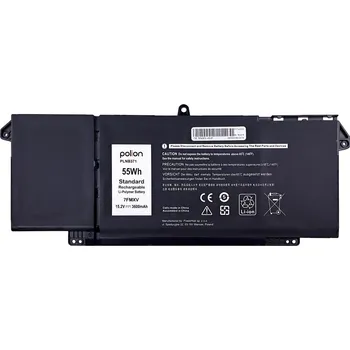Příslušenství pro notebook TRX Baterie Polion 7FMXV pro notebooky DELL 451-BCSM Latitude 5320 7320 7420 7520 - 3600mAh 55Wh/ neoriginální