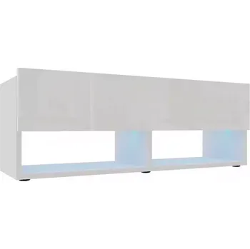 Obývací stěna Tv stolek Izumi 105 WH bílá mat/lesk