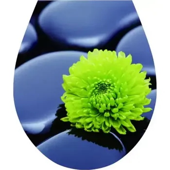 Koupelnový nábytek NÁLEPKA 3D TOALETNÉ SEDADLO ČIERNY KAMEŇ