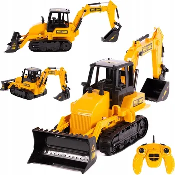 autíčko DÁLKOVĚ OVLÁDANÝ BAGR NAKLADAČ STAVEBNÍ VOZIDLO NA DÁLKOVÉ OVLÁDÁNÍ