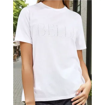 Dámské oblečení Sinsay - Tričko s&nbsp;nápisem - bílá - 881AX-00X - 881AX-00X-XL