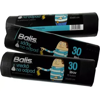 Příslušenství pro gril Ldpe odpadní sáčky balis 30l zatahovací 15ks