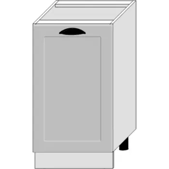 Kuchyňská Skříňka Adele D45 Pl šedá mat/bílá