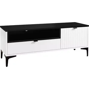 Obývací stěna TV Stolek Fabio 1D1S deska černá