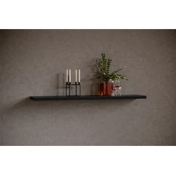 police Nábytek PEGAS s.r.o. Závěsná police ANDREA 120x26 Černý Mat