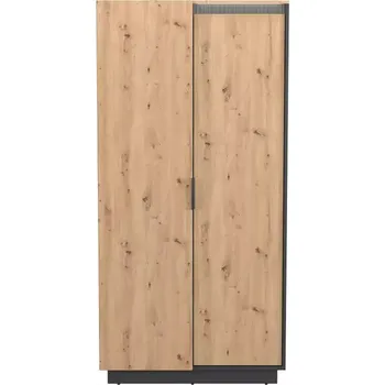 Ložnicová sestava Skříň 2d Sierro Dub Artisan/Černá