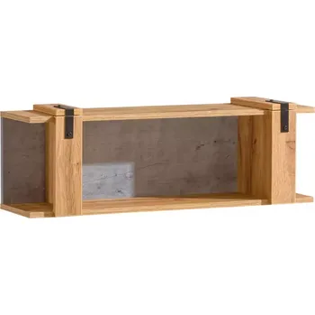 Obývací stěna Police Lofter 100cm Dub Wot/Beton Mill