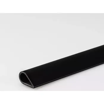 Stavební profil Ochranný profil PVC černy lesk 5x1000