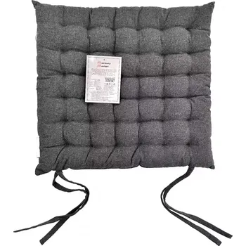 Podsedák Podsedák na židli SSE-JBT-1001 40x40 cm tmavě šedý